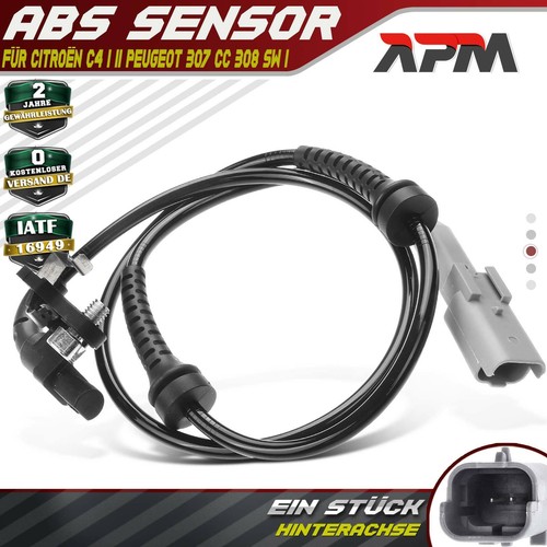 Abs sensor raddrehzahl hinten - abs,